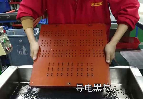 導(dǎo)電黑粒硅膠