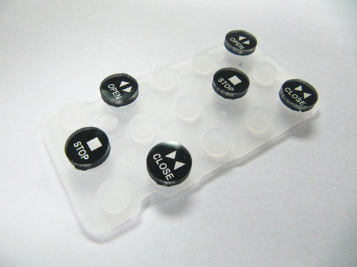 透明水晶亞克力硅膠按鍵