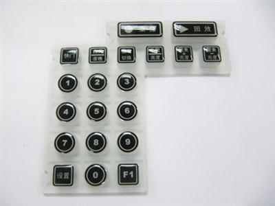 清晰透明軟膠硅膠按鍵 表面光滑無(wú)劃痕_博皓電子