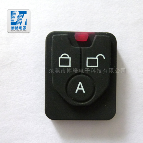 電動(dòng)車(chē)防盜鎖硅膠按鍵定制就在東莞博皓電子